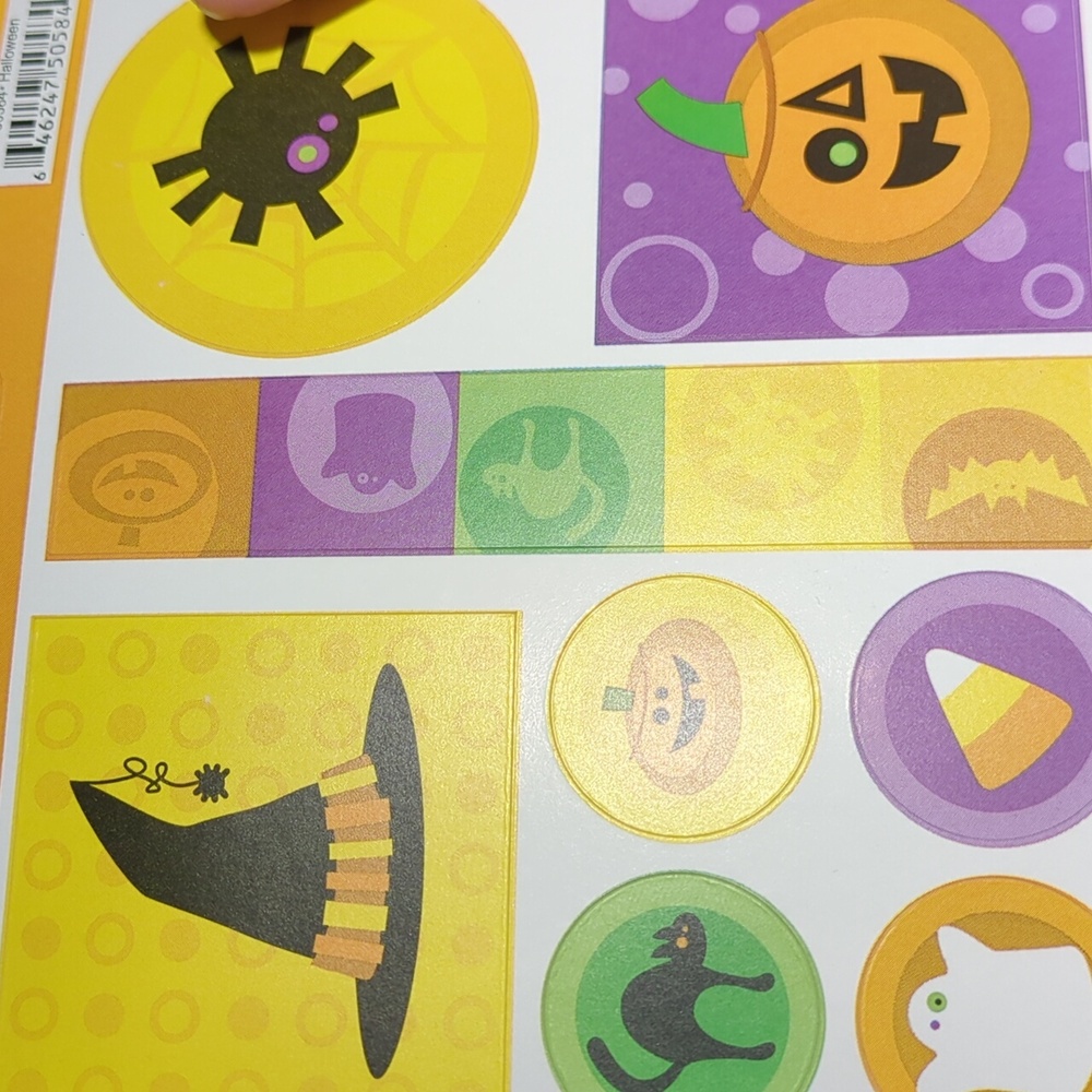 💚4/$10💚Pebbles Halloween Sticker Set - Picture 2 of 6